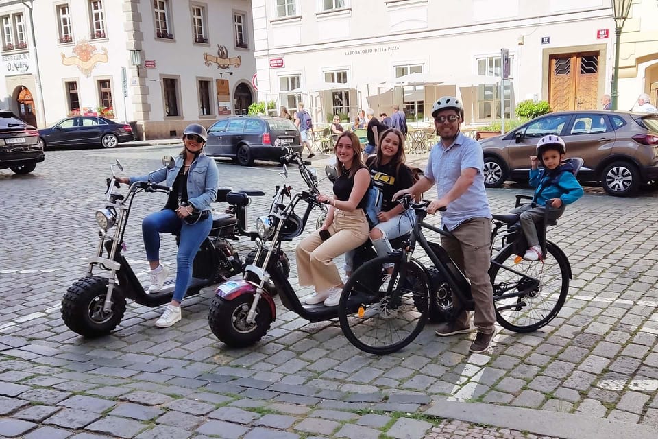 Prague: Tour by Electric Scooter or Cruiser eBike - Parks, culture buildings, and the Old Town Square impact