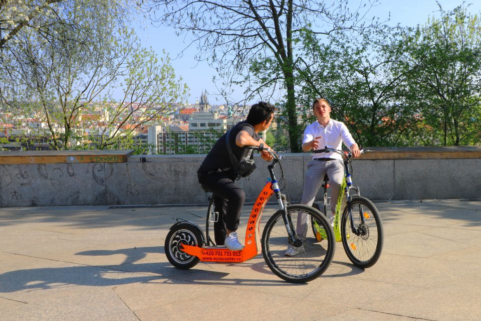 Prague: Tour by Electric Scooter or Cruiser eBike - From the Embassy of Japan to the Lennon Wall: how the tour sets its tone