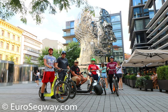 Prague Trike & e-Scooter Tour: Castle Viewpoints & Charles Bridge - Letná Hill and the Metronome: viewpoints with a wow-per-minute ratio
