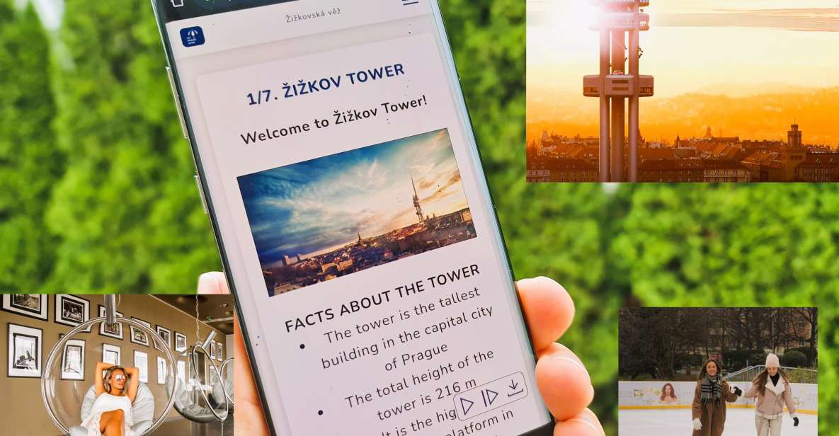 Prague TV Observatory Tower Audio Guide with Online Ticket - Ticket and audio guide entry: voucher to scanned pass