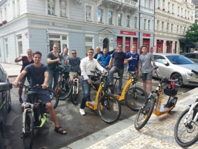 Prague Ultimate e-Scooter City Tour - Meeting at Charles Bridge and Getting Up to Speed
