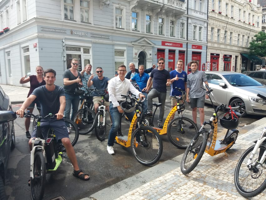Prague Ultimate e-Scooter City Tour - Meeting at Charles Bridge and Getting Up to Speed