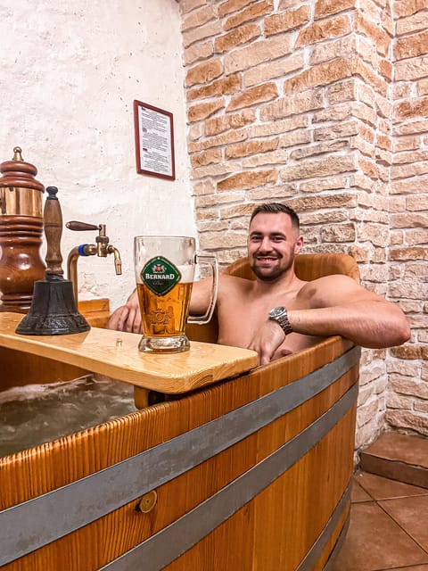 Prague: Ungelt Bernard Beer Spa with Beer & Optional Massage - Timing and your private session length (1 hour vs. 90 minutes)