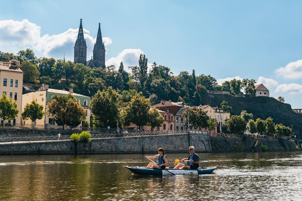 Prague: Vltava River Guided Canoeing Tour - Gear and Safety: Inflatable Canoes, Life Vests, and Dry Storage