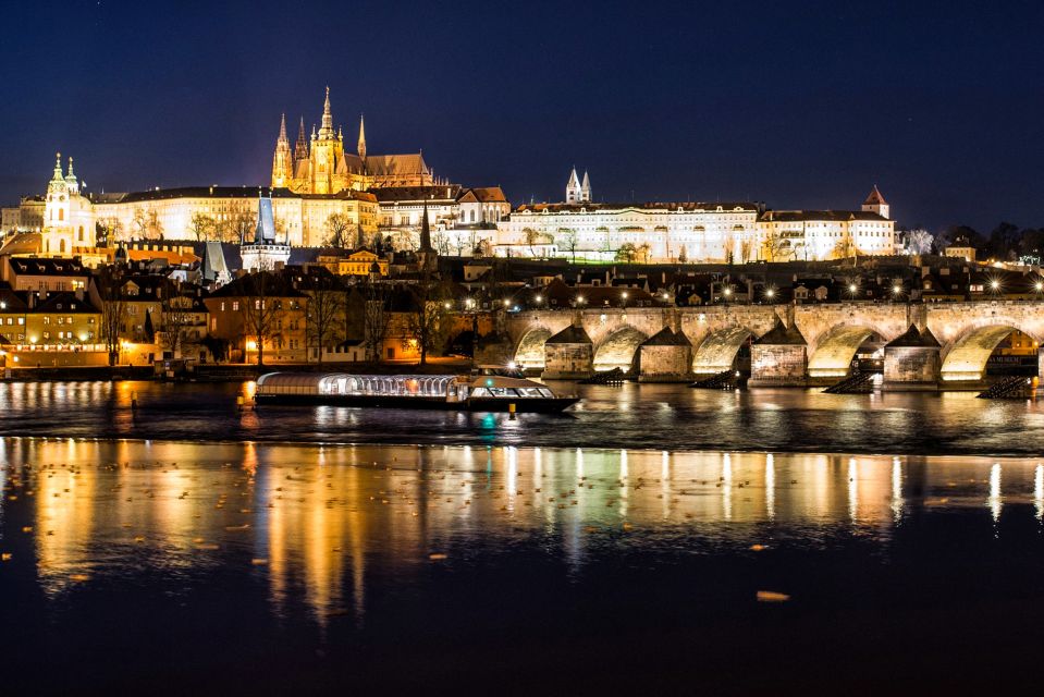 Prague: Vltava River Night Cruise with Buffet - Why Prague Castle looks so good from the deck
