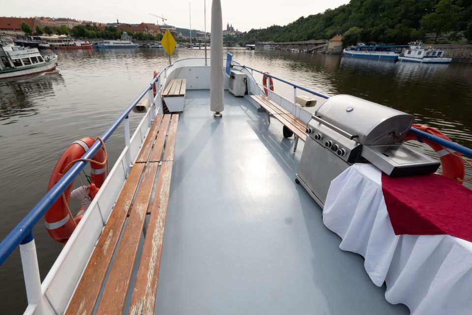 Prague: Vltava River Private Boat Party with Drinks - National Theatre and Lesser Town banks: why the “in-between” landmarks matter