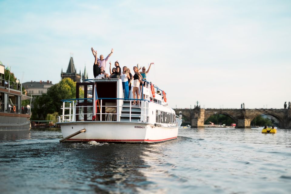 Prague: Vltava River Private Boat Party with Drinks - Onboard setup: captain, waiter, coordinator, and what that means for your group