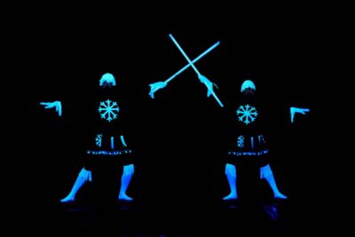 Prague: WOW Show Black Light Theater - What a 65-Minute Show Run Looks Like (No Intermission)