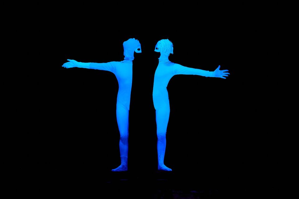 Prague: WOW Show Black Light Theater - Sound and Music: The Techno Beats That Carry the Room