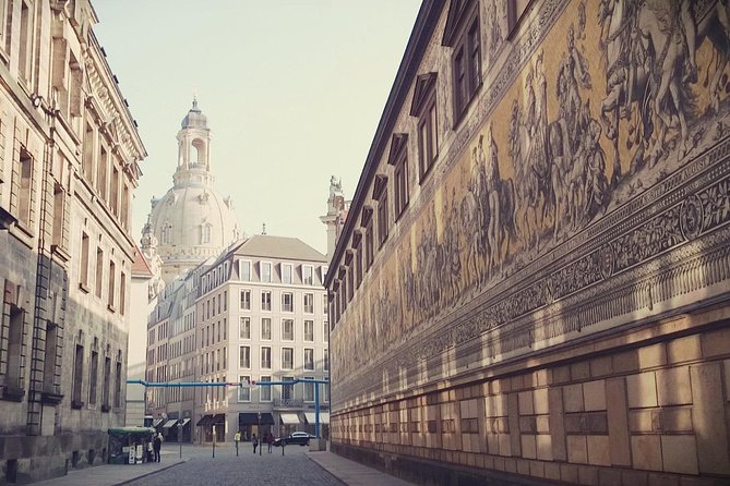 Private Dresden day trip from Prague by Mercedes van - Brühl’s Terrace to Church of Our Lady: seeing Dresden rise again