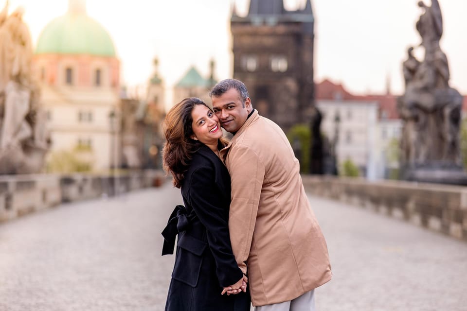 Private Prague Sunrise Photoshoot + Walking Tour - The Walking Part: Prague Landmarks and Story Stops