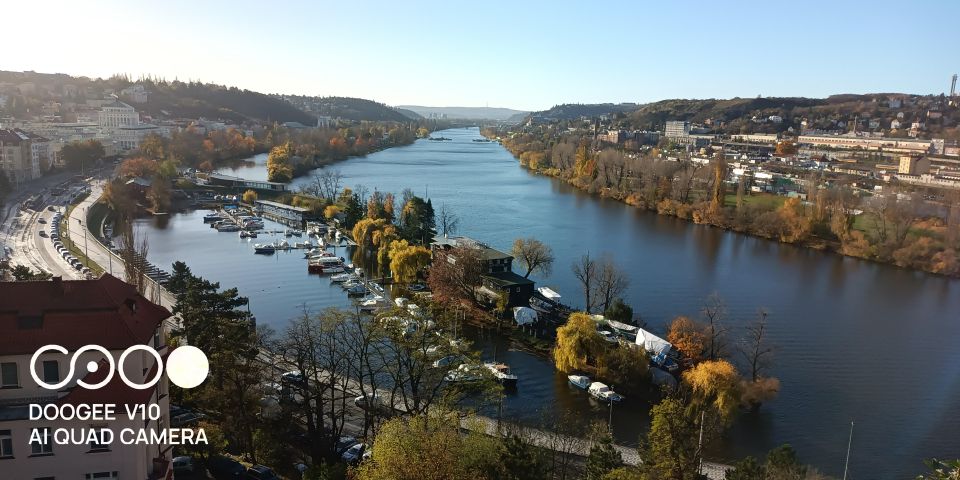 Real life in Prague - Easy Walk from Vysehrad to Vyton - Entering Vyšehrad: fortress walls, river views, and real breathing room
