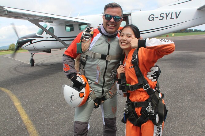 Tandem Skydiving in Prague - Tandem Jump with transfers! - Landing, Keepsakes, and Your Optional Photo/Video Reality