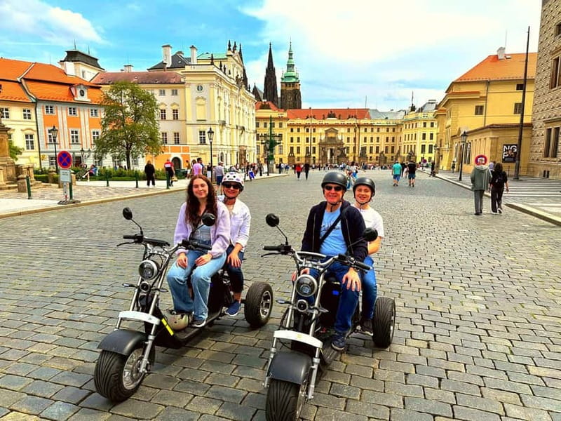 The best Trike Bike Prague city tour - Maltézské náměstí start: how the tour gets you rolling fast