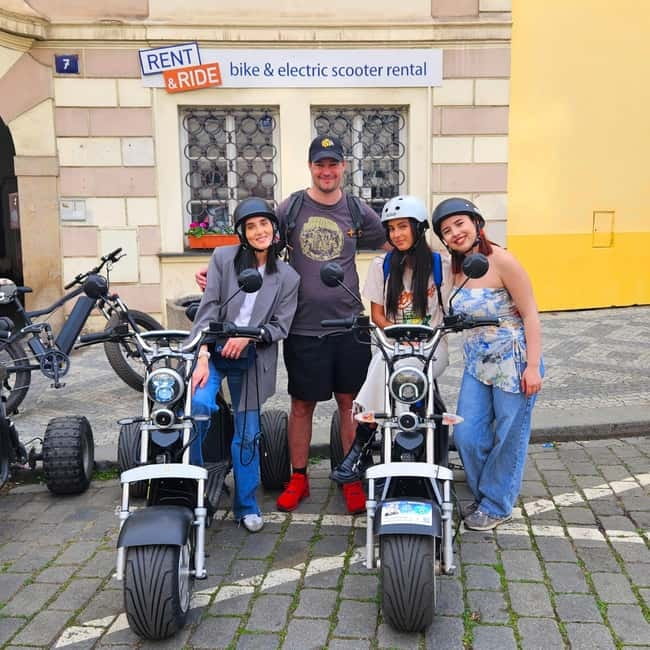 The best Trike Bike Prague city tour - Letná Park and the Giant Metronome: where the city opens up