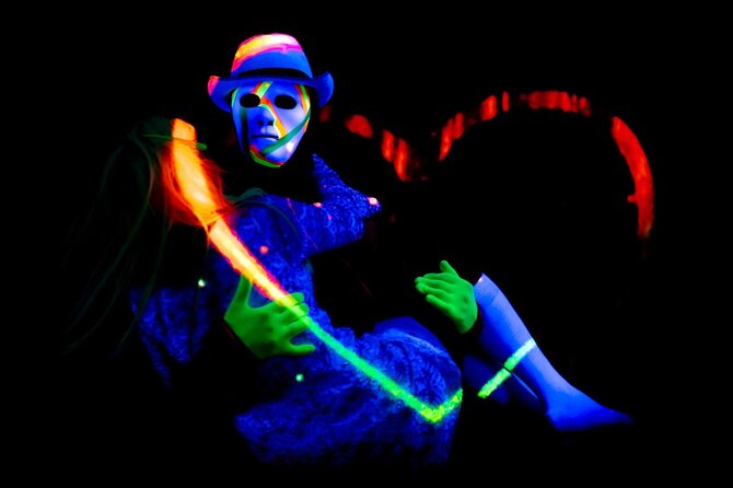 Underground Black Light Theatre Interactive Show in Prague - HILT black light theatre: what the story feels like