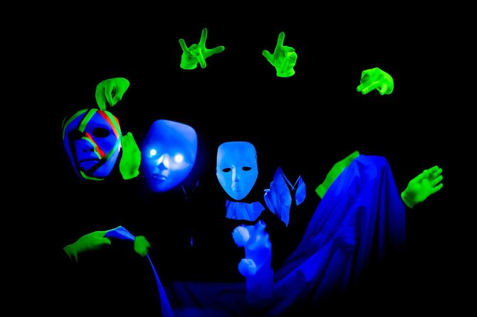 Underground Black Light Theatre Interactive Show in Prague - Language barrier proof: non-verbal storytelling that still makes sense